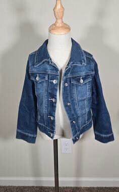 Blue Denim Jacket Girls Size 6 Squeeze - Everyday Classic
